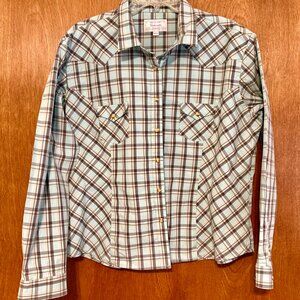 Panhandle Women's Western Plaid Shirt - XXL
